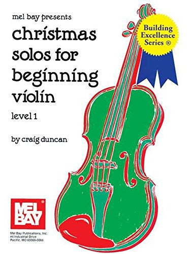 Christmas Solos For Beginning Violin: Level 1