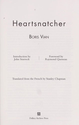 Heartsnatcher (French Literature Series)