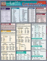 Latin Grammar (Quick Study Academic)