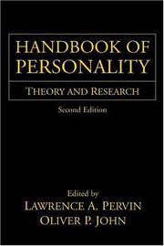 Handbook of Personality, Second Edition: Theory and Research
