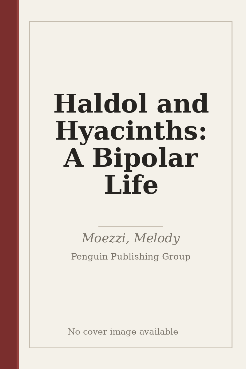 Haldol and Hyacinths: A Bipolar Life - no cover image available