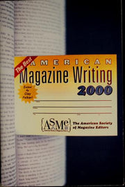 The Best American Magazine Writing 2000