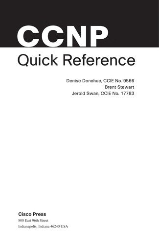 CCNP Quick Reference