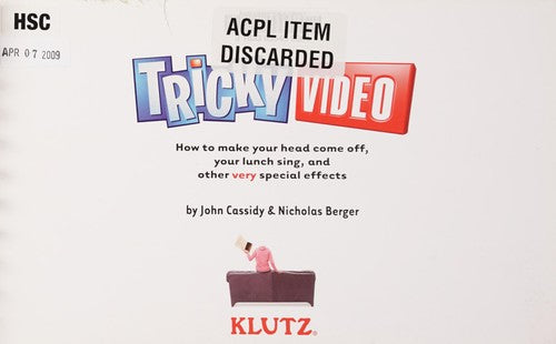 Klutz: Tricky Video