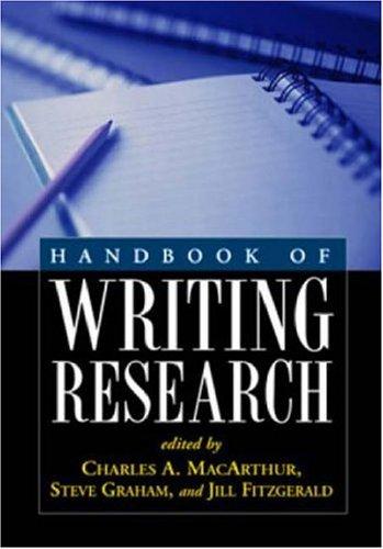 Handbook of Writing Research
