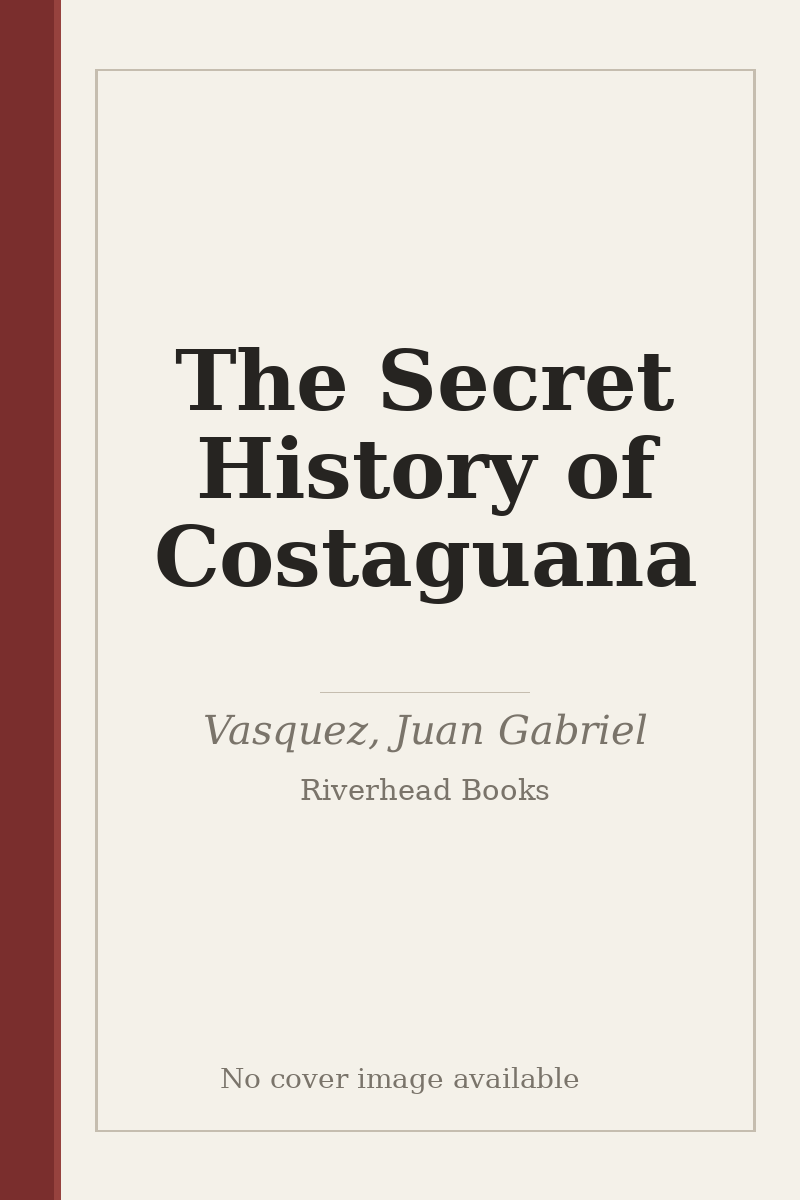 The Secret History of Costaguana - no cover image available