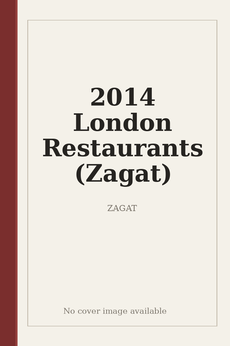 2014 London Restaurants (Zagat) - no cover image available