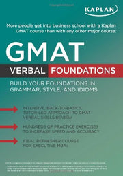Kaplan GMAT Verbal Foundations