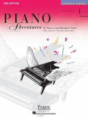 Piano Adventures: Lesson Book - Level 1 2nd Edition | Faber Beginner Piano Method for Young Learners | Essential Chord and Note Reading Exercises | Perfect Music Teacher Resource and Gift for Pianists