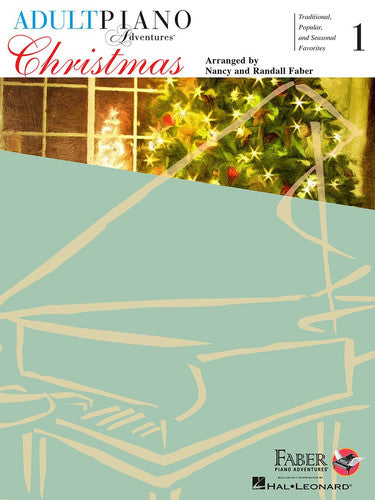 Adult Piano Adventures Christmas for All Time 1 | Piano Sheet Music Songbook for Adult Beginners | Seasonal Carols and Winter Favorites with Online Audio for Play-Along Practice