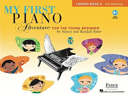 My First Piano Adventure - For the Young Beginner Lesson Book A | Pre-Reading Piano Method for Ages 5-6 | Fun Music Lessons with Online Audio | Faber Piano Adventures