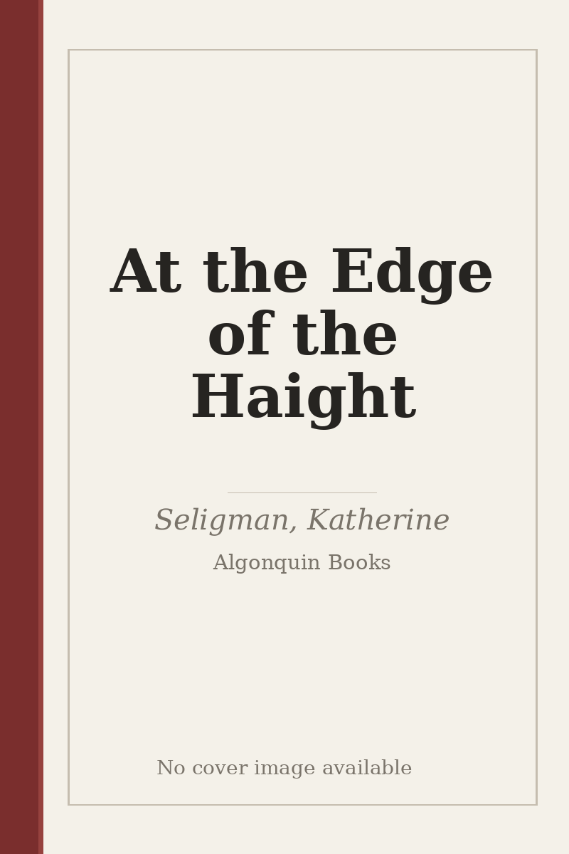At the Edge of the Haight - no cover image available