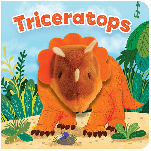 I Am A Triceratops (Finger Puppet Board Book with Triceratops puppet for ages 0 and up)