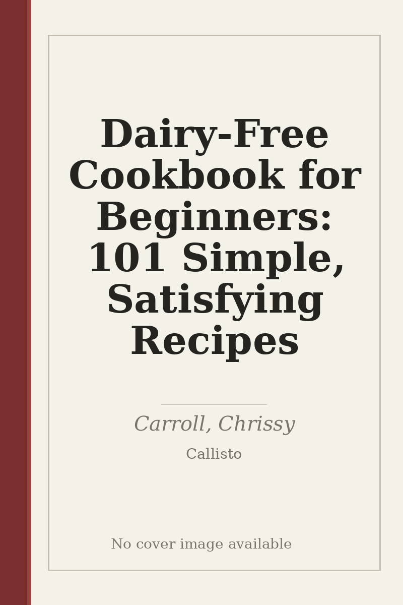 Dairy-Free Cookbook for Beginners: 101 Simple, Satisfying Recipes - no cover image available