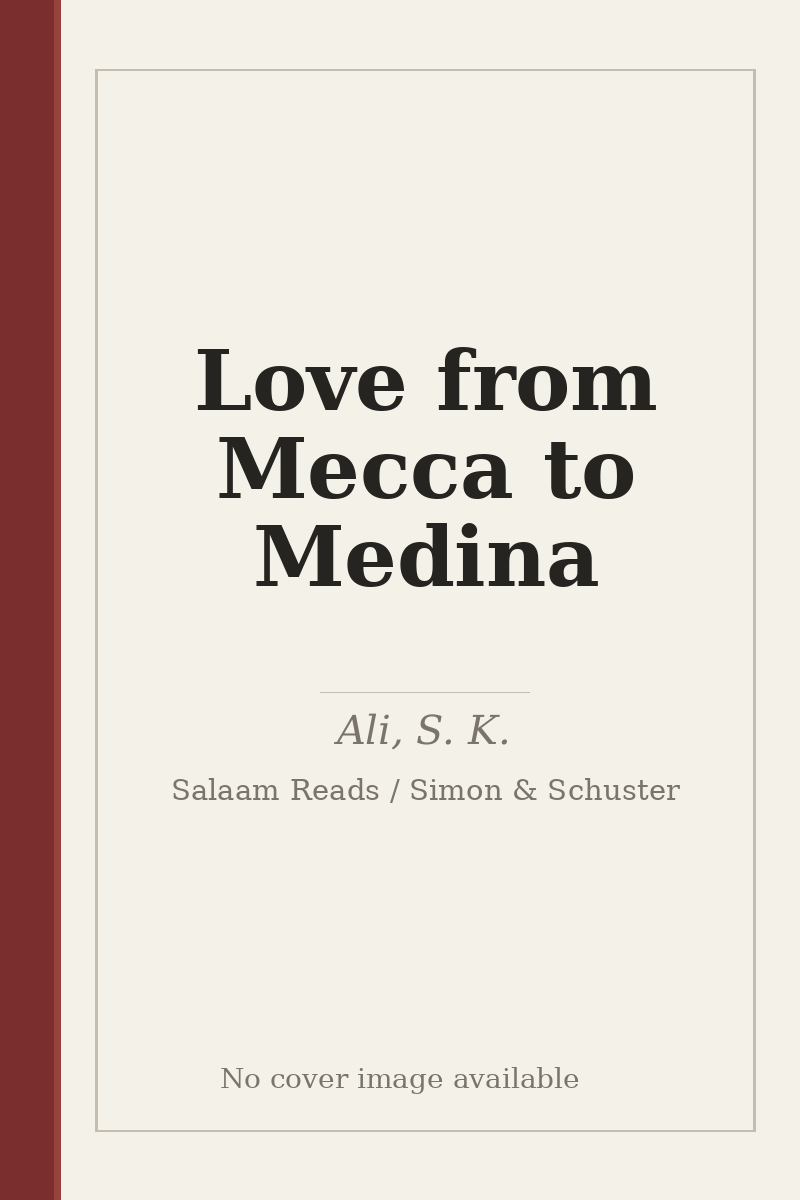 Love from Mecca to Medina - no cover image available