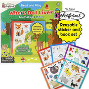 Where Do I Live?: Animals at Home (Colorforms Read and Play)