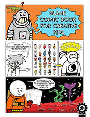 Blank Comic Book For Creative Kids: Over 100 Pages Of Blank Panels To Help Create Your Own Comic