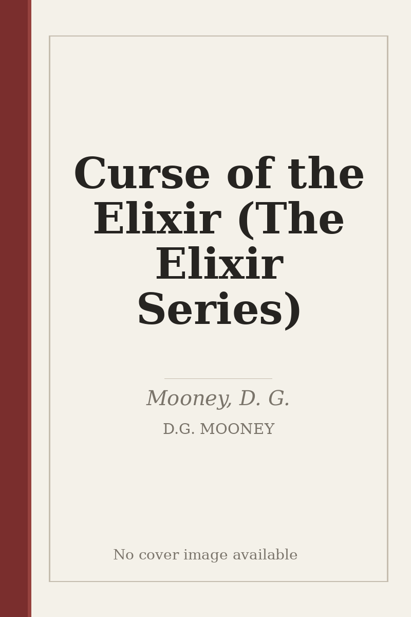 Curse of the Elixir (The Elixir Series) - no cover image available