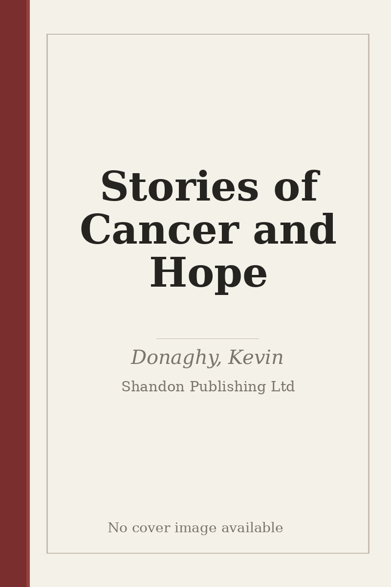 Stories of Cancer and Hope - no cover image available