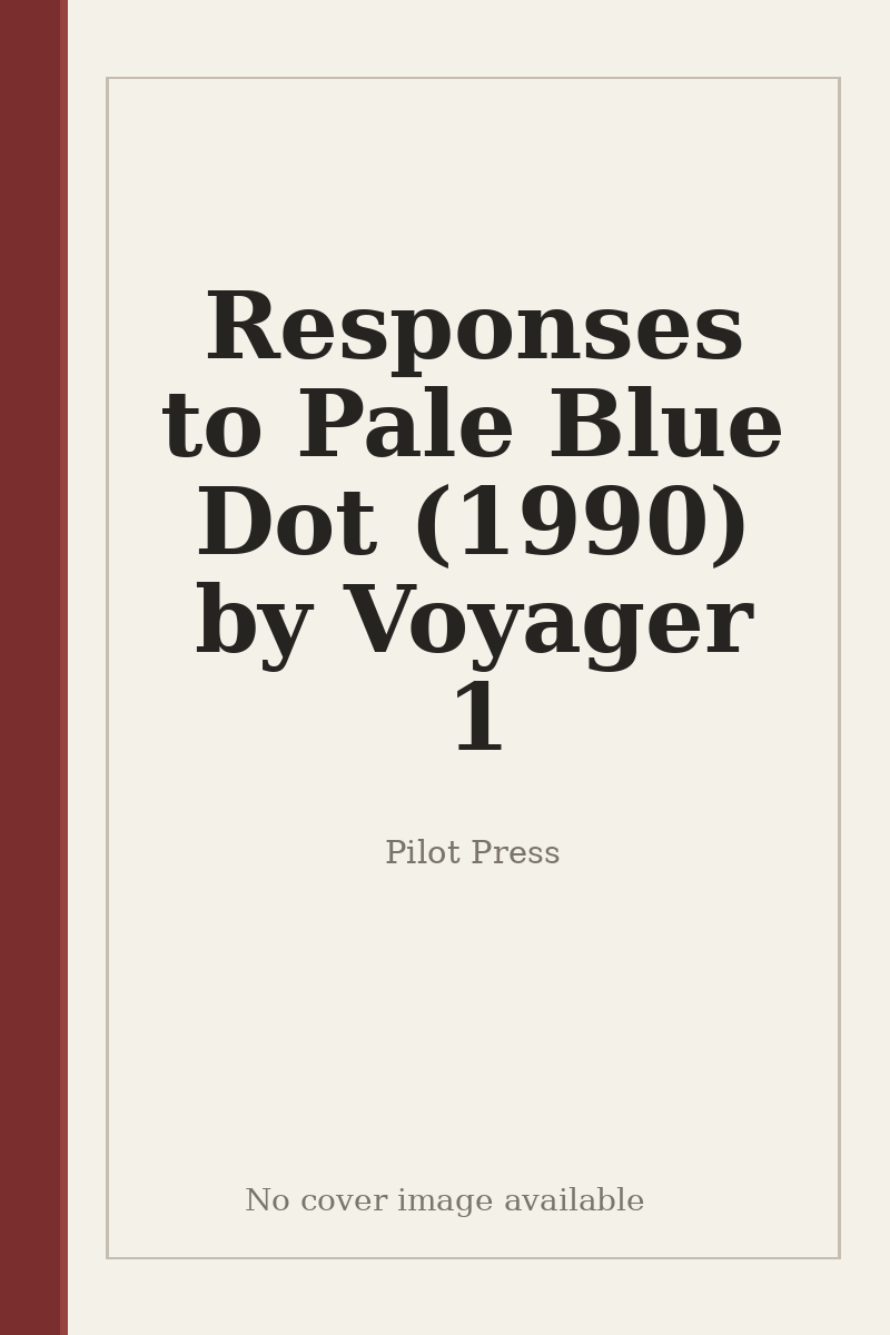 Responses to Pale Blue Dot (1990) by Voyager 1 - no cover image available