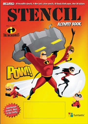 The "Incredibles": Stencil Activity Book