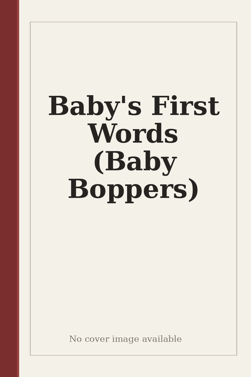 Baby's First Words (Baby Boppers) - no cover image available