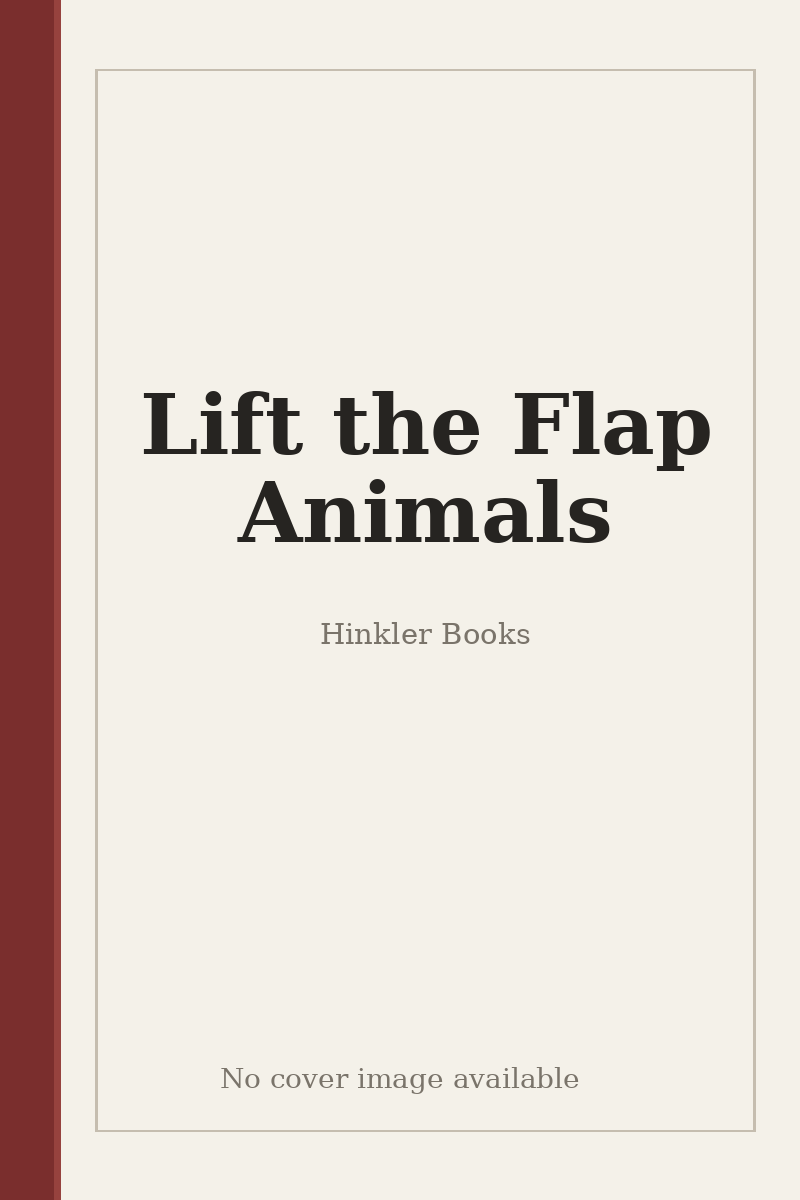 Lift the Flap Animals - no cover image available