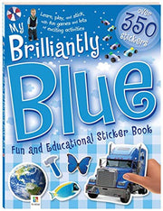 My Brilliantly Blue Fun And Educational Sticker Book