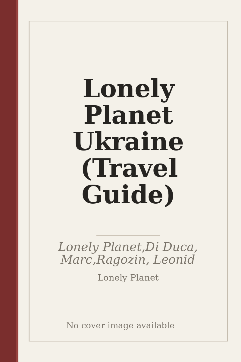 Lonely Planet Ukraine (Travel Guide) - no cover image available