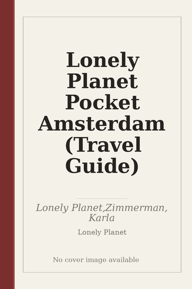Lonely Planet Pocket Amsterdam (Travel Guide) - no cover image available
