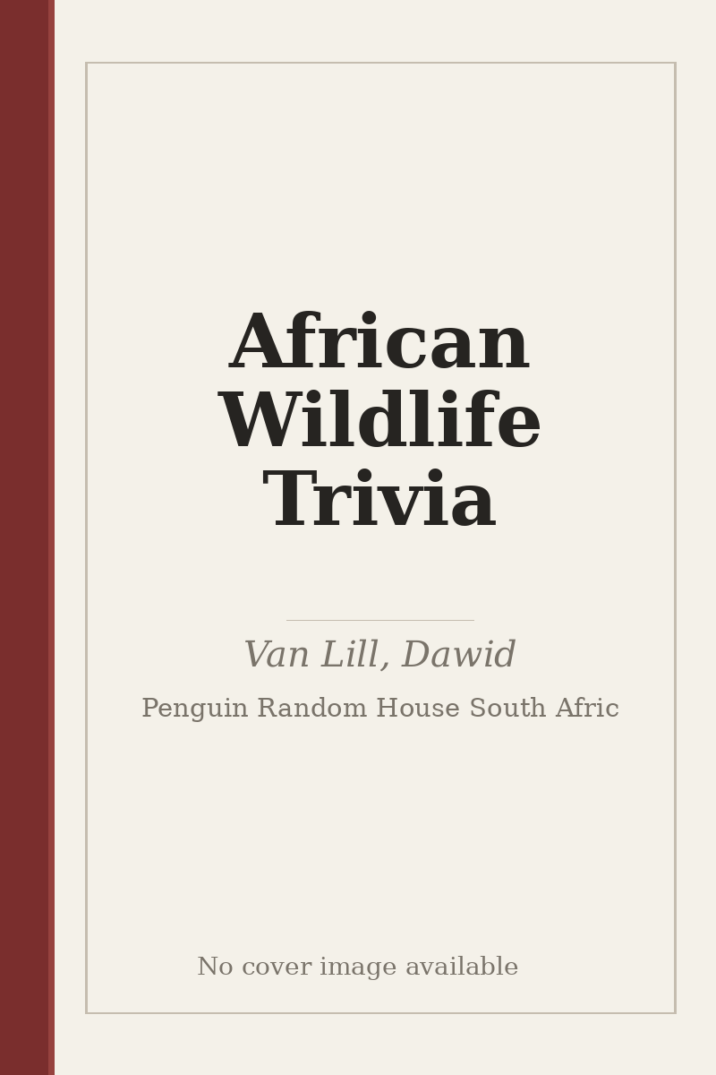 African Wildlife Trivia - no cover image available