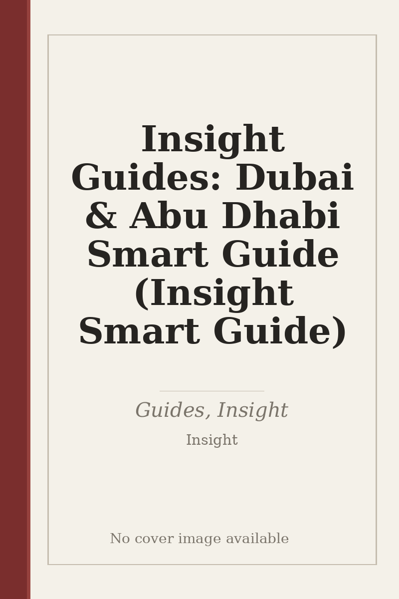 Insight Guides: Dubai & Abu Dhabi Smart Guide (Insight Smart Guide) - no cover image available