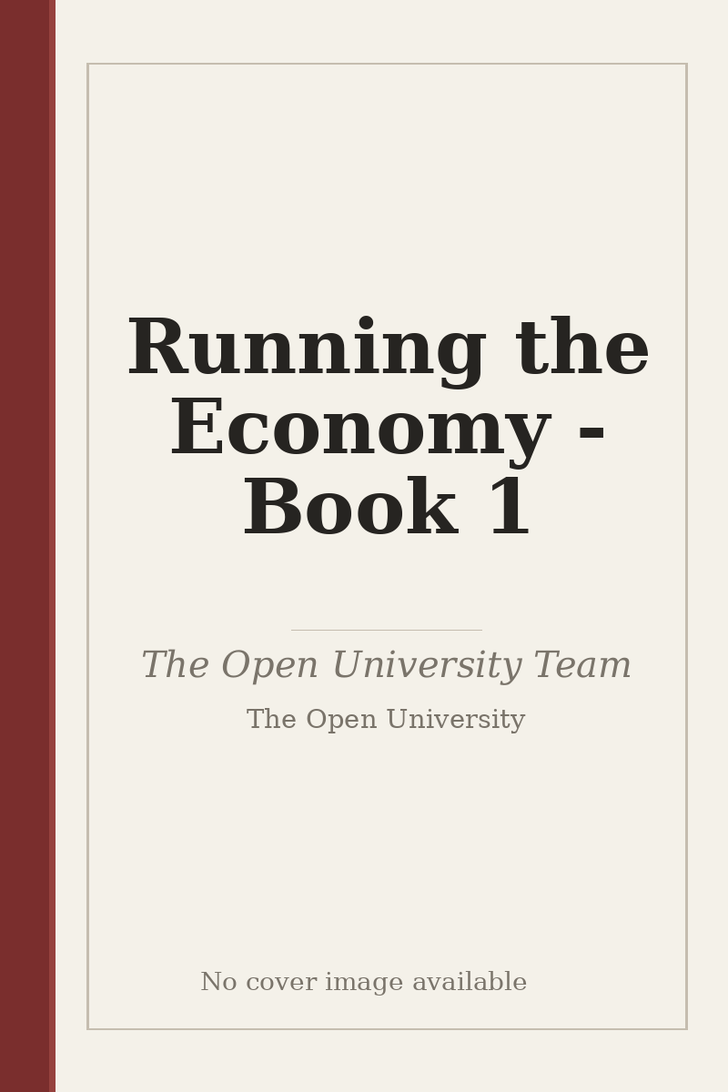Running the Economy - Book 1 - no cover image available