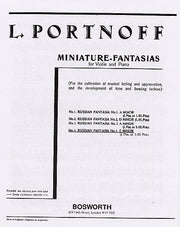 Russian Fantasy No. 4 in E minor. Violin And Accomp..: For Violin and Piano