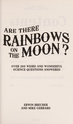 Are there Rainbows on the Moon?