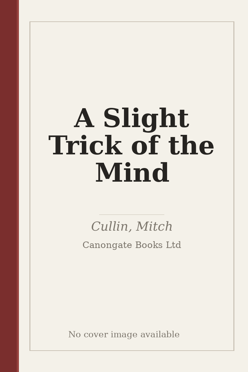 A Slight Trick of the Mind - no cover image available