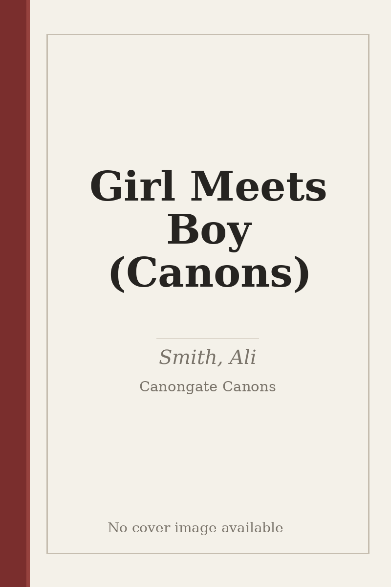 Girl Meets Boy (Canons) - no cover image available