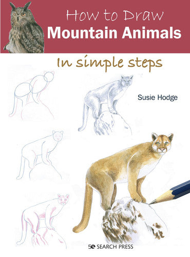 How to Draw: Mountain Animals: in simple steps