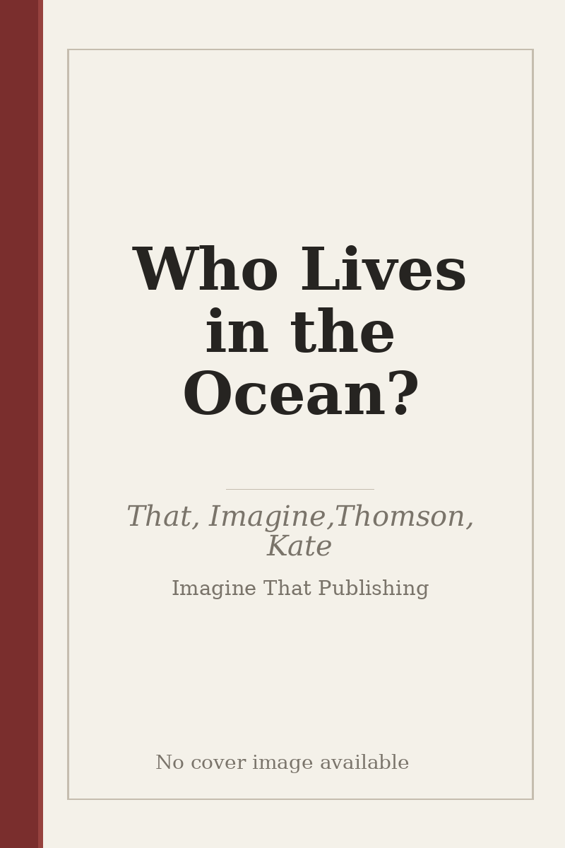 Who Lives in the Ocean? - no cover image available