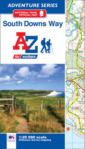 South Downs Way National Trail Official Map: with Ordnance Survey mapping (A -Z Adventure Series)