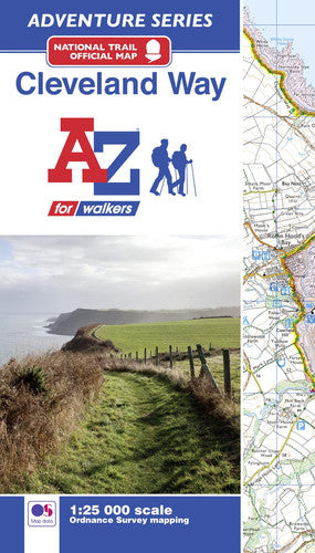 Cleveland Way Adventure Atlas: with Ordnance Survey mapping (A -Z Adventure Series)
