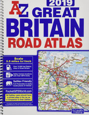 Great Britain Road Atlas 2019 (A4 Spiral)