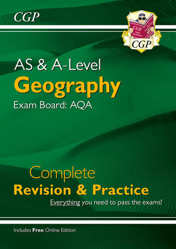 A-Level and AS Geography: AQA Complete Revision & Practice (with Online Edition): for the 2027 and 2028 exams (CGP A-Level Geography)