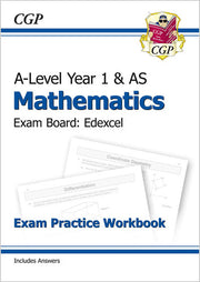 AS-Level Maths Edexcel Exam Practice Workbook (includes Answers): for the 2026 and 2027 exams (CGP Edexcel A-Level Maths)