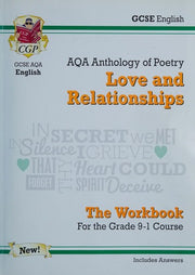 GCSE English Literature AQA Poetry Workbook: Love & Relationships Anthology (includes Answers): for the 2026 and 2027 exams