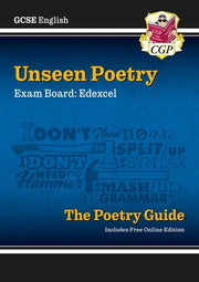GCSE English Edexcel Unseen Poetry Guide includes Online Edition: for the 2027 and 2028 exams (CGP Edexcel GCSE Poetry)