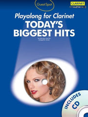 Guest Spot Today's Biggest Hits Clarinet Book/CD