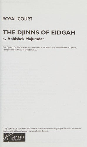 The Djinns of Eidgah (Oberon Modern Plays)