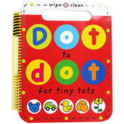 Dot to Dot for Tiny Tots Big Book: Wipe Clean Spiral