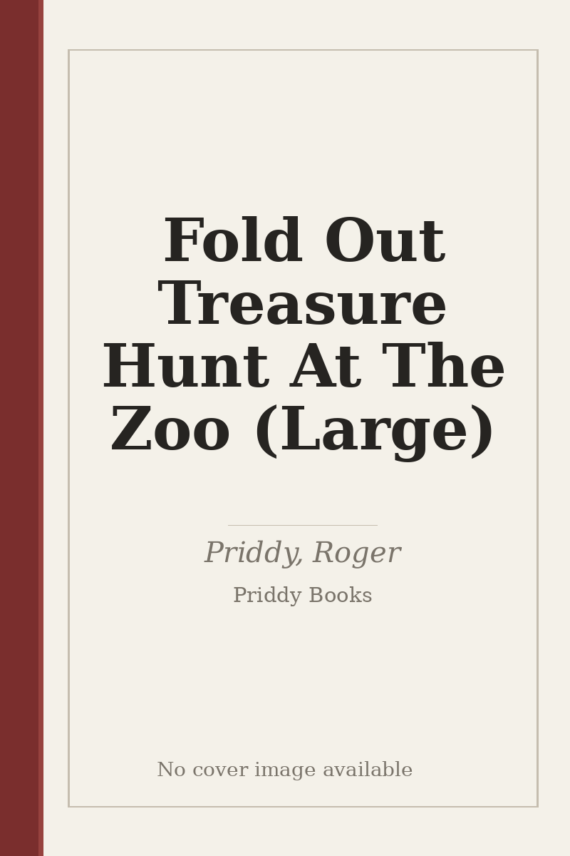 Fold Out Treasure Hunt At The Zoo (Large) - no cover image available